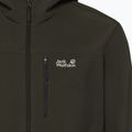 Geacă rezistentă la vânt pentru bărbați Jack Wolfskin Wild Winds Hooded obsidian moss 6