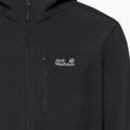Geacă rezistentă la vânt pentru bărbați Jack Wolfskin Wild Winds Hooded black 6