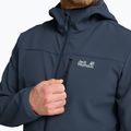 Geacă rezistentă la vânt pentru bărbați Jack Wolfskin Wild Winds Hooded midnight sky 5