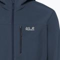 Geacă rezistentă la vânt pentru bărbați Jack Wolfskin Wild Winds Hooded midnight sky 6