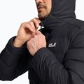 Geacă cu puf pentru bărbați Jack Wolfskin Wild Pass Down Hoody black 4