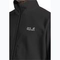 Bluză fleece pentru bărbați Jack Wolfskin Wild Rebel 200 Full Zip paw black 4