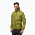 Geacă cu puf pentru bărbați Jack Wolfskin Passamani Down Hoody khaki green