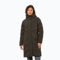 Palton cu puf pentru femei Jack Wolfskin Marienplatz Coat obsidian moss
