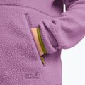 Bluză fleece pentru femei Jack Wolfskin Lite Curl Full Zip vivid orchid 5