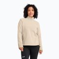 Bluză fleece pentru femei Jack Wolfskin Taunus 100 Half Zip oyster