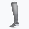 Șosete compresive de alergat pentru bărbați CEP Ultralight grey/light grey 2