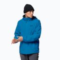 Jack Wolfskin jachetă de ploaie pentru bărbați Stormy Point albastru 1111141_1361_002