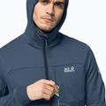 Jack Wolfskin bărbați Hydro Grid fleece sweatshirt albastru marin 1710001_1383 3