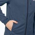 Jack Wolfskin bărbați Hydro Grid fleece sweatshirt albastru marin 1710001_1383 5