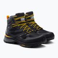 Jack Wolfskin bărbați Jack Wolfskin Force Striker Texapore Mid cizme de trekking black/burly yellow xt 4038823 5