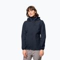 Jack Wolfskin jachetă de ploaie Stormy Point 2L pentru femei, albastru marin 1111202