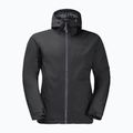 Jack Wolfskin jachetă de ploaie pentru bărbați Wisper Ins negru 7