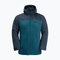 Jack Wolfskin jachetă de ploaie pentru bărbați Taubenberg albastru 1115311_4133_006 9