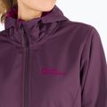 Jack Wolfskin jachetă softshell pentru femei Windhain Hoody mov 1307481 6