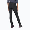 Pantaloni softshellowe pentru femei Jack Wolfskin Geigelstein Slim negri 1507741 2