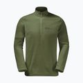 Jack Wolfskin bluză de bărbați cu polar Taunus HZ verde 1709522_4129_002 4