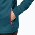Bărbați Jack Wolfskin Hydro Grid Hydro Grid Hooded FZ fleece sweatshirt albastru 1710002 5