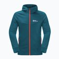 Bărbați Jack Wolfskin Hydro Grid Hydro Grid Hooded FZ fleece sweatshirt albastru 1710002 6
