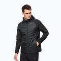 Geacă hibrid pentru bărbați Jack Wolfskin Routeburn Pro Hybrid neagră 1710511