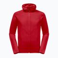 Jack Wolfskin bărbați Baiselberg fleece sweatshirt roșu 1710541 5