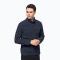 Jack Wolfskin bluză de bărbați Beilstein fleece sweatshirt albastru marin 1710551