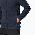 Jack Wolfskin bluză de bărbați Beilstein fleece sweatshirt albastru marin 1710551 4