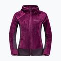 Jack Wolfskin femeii Rotwand Hanorac cu glugă Hanorac cu glugă din fleece violet 1710741 8