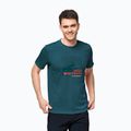 Bărbați Jack Wolfskin Hiking Graphic T-shirt albastru 1808761_4133