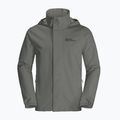 Jack Wolfskin jachetă de ploaie Stormy Point 2L pentru bărbați, verde 1111142 9