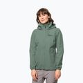 Jack Wolfskin jachetă de ploaie Stormy Point 2L pentru femei, verde 1111202