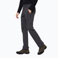 Pantaloni softshell bărbați Jack Wolfskin Activate XT phantom