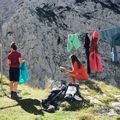 Pantaloni scurți de trekking pentru femei Jack Wolfskin Hilltop Trail portocalii 1505462 7
