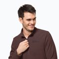 Jack Wolfskin bluză de trekking pentru bărbați Taunus HZ maro 1709522 3