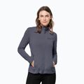 Bluză de trekking pentru femei Jack Wolfskin Peak Grid Fleece gri 1710351