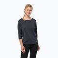 Tricou de trekking pentru femei Jack Wolfskin Jwp 3/4 bleumarin 1806655