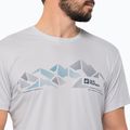 Tricou de trekking pentru bărbați Jack Wolfskin Peak Graphic alb 1807183 3