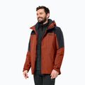 Jack Wolfskin jachetă de ploaie pentru bărbați Romberg 3in1 carmin 2