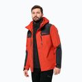 Jack Wolfskin jachetă de ploaie Jasper 3in1 roșu puternic pentru bărbați Jack Wolfskin 2