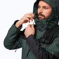 Jack Wolfskin jachetă de ploaie Jasper 3in1 pentru bărbați, negru măsliniu 5