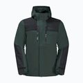 Jack Wolfskin jachetă de ploaie Jasper 3in1 pentru bărbați, negru măsliniu 8