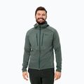 Geacă hibrid pentru bărbați Jack Wolfskin Alpgrat Pro Ins Fz verde gard viu