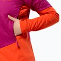 Jack Wolfskin Alpspitze Ins Hybrid jacheta de ploaie pentru femei magenta nouă 5