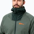 Jachetă de ploaie pentru bărbați Jack Wolfskin Alpspitze Ins Hybrid hedge verde pentru bărbați 3