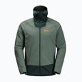 Jachetă de ploaie pentru bărbați Jack Wolfskin Alpspitze Ins Hybrid hedge verde pentru bărbați 7