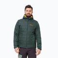 Jack Wolfskin jacheta de bărbați în jos Lapawa Ins Hoody negru de măsline