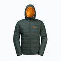 Jack Wolfskin jacheta de bărbați în jos Lapawa Ins Hoody negru de măsline 7