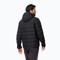Jack Wolfskin Jack Wolfskin Ather Down Hoody jachetă de ploaie negru pentru bărbați 2