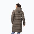 Palton de puf pentru femei Jack Wolfskin Frozen Palace cold coffee 2