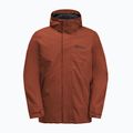 Jack Wolfskin jachetă de ploaie pentru bărbați Feldberg Luntal 3in1 carmin 9